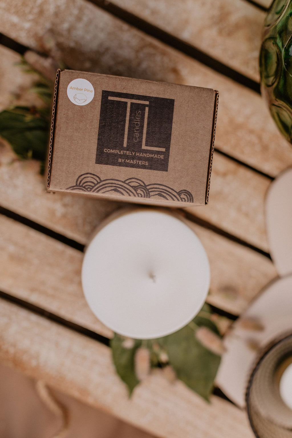 Pine & Amber Scented Candle – Handmade Latvian MARE Collection by TL Candles at www.brixbailey.com