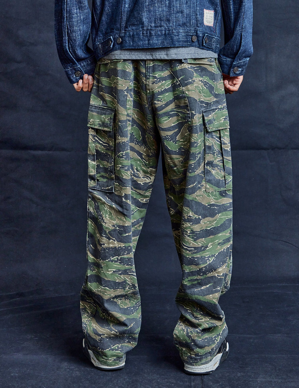Tiger Stripe Cargo Trousers Vintage