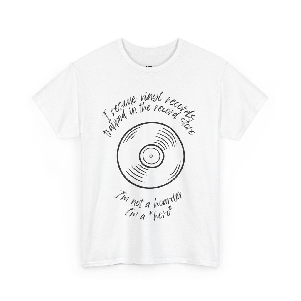 I'm Not a Hoarder I'm a Hero Men's Vinyl T-Shirt
