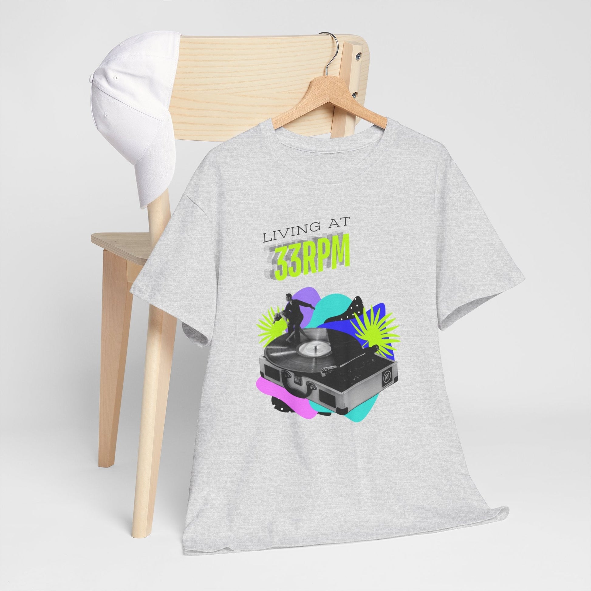 Living at 33rpm Flouro Men's T-Shirt