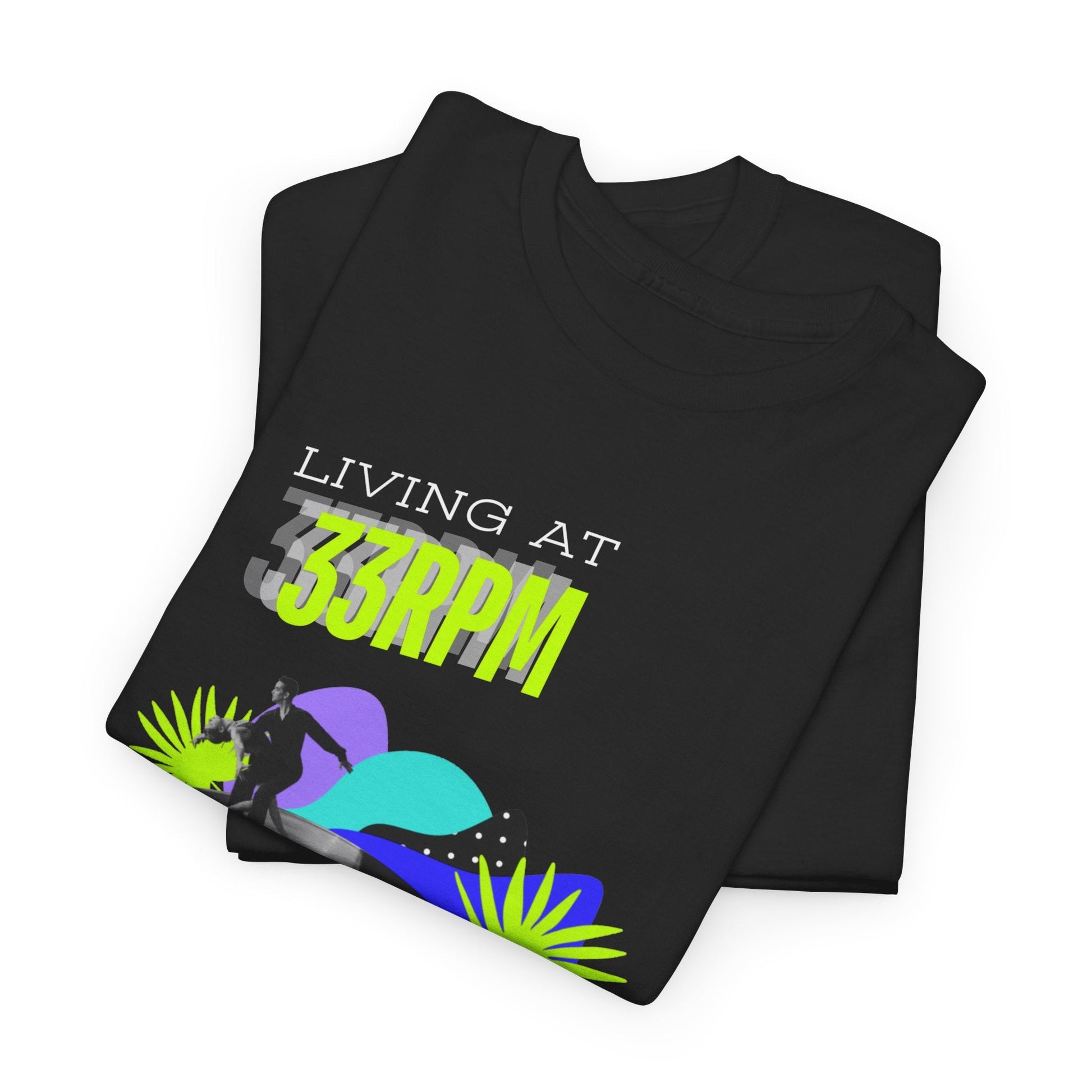 Living at 33rpm Flouro Men's T-Shirt