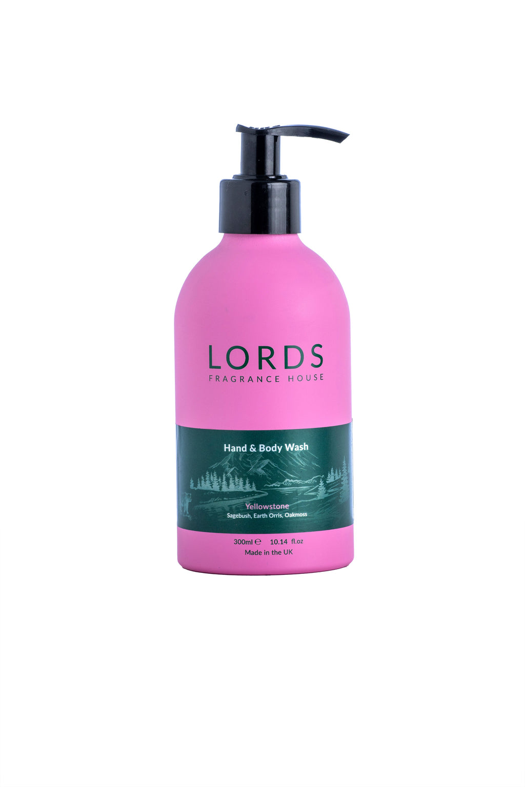 Pink Hand and Body Wash in Aluminium Bottle