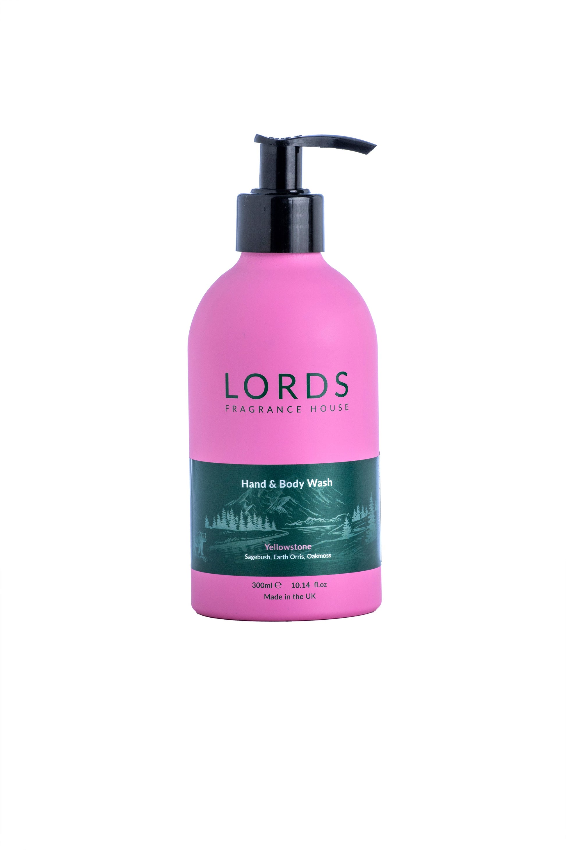 Pink Hand and Body Wash in Aluminium Bottle