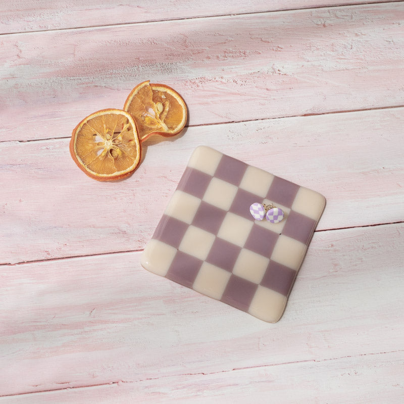 10cm Chequered Dual Coloured Coaster Bullseye Collection
