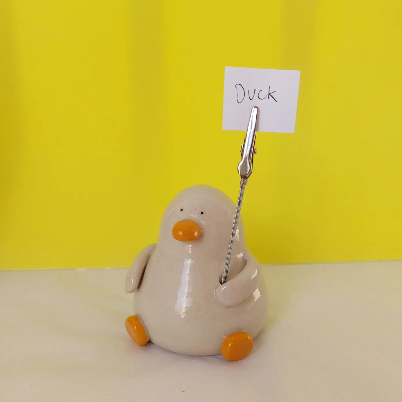 Jemima the Reminder Note Holder Duck