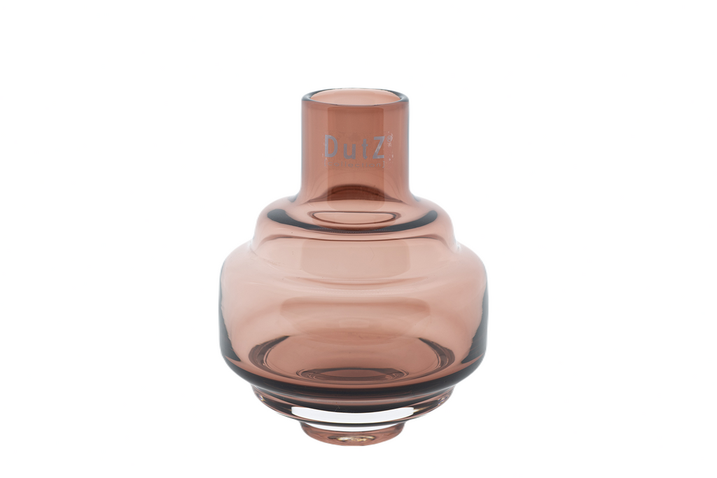 Small Mouth Blown Glass Vase