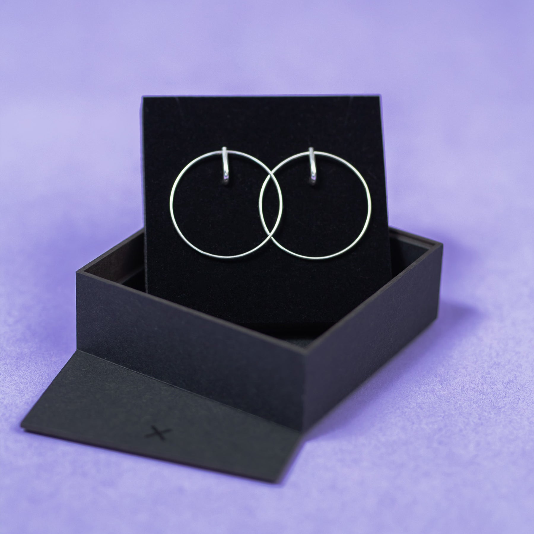 LAYERS x2 Earrings – Elegant Geometry in Silver 925 by Maarja Palu at www.brixbailey.com