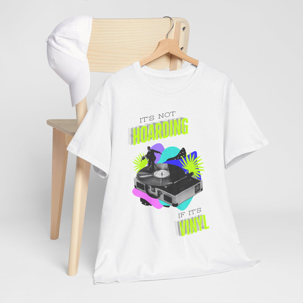 It's Not Hoarding If It's Vinyl Fluorescent Men's T-Shirt