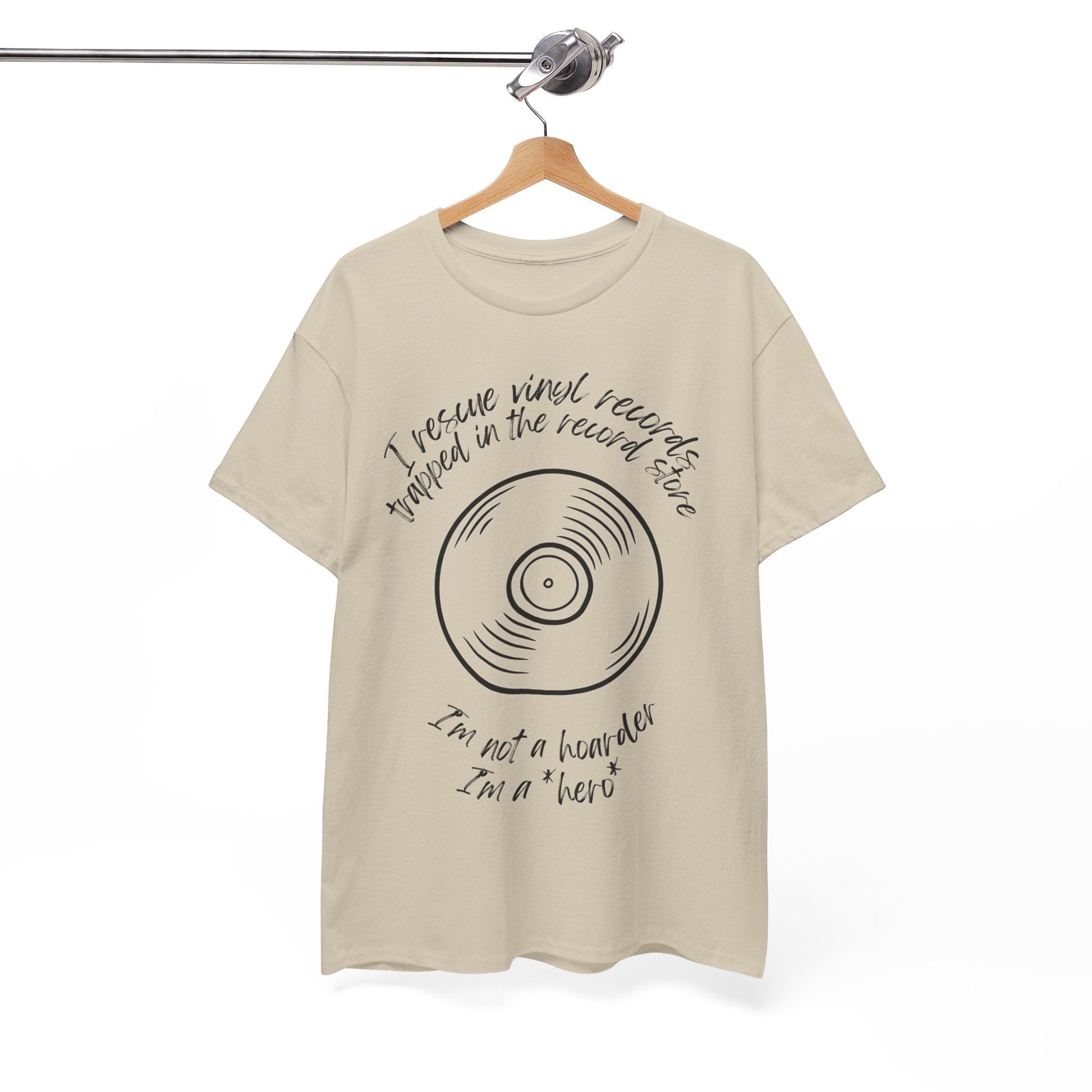 I'm Not a Hoarder I'm a Hero Men's Vinyl T-Shirt