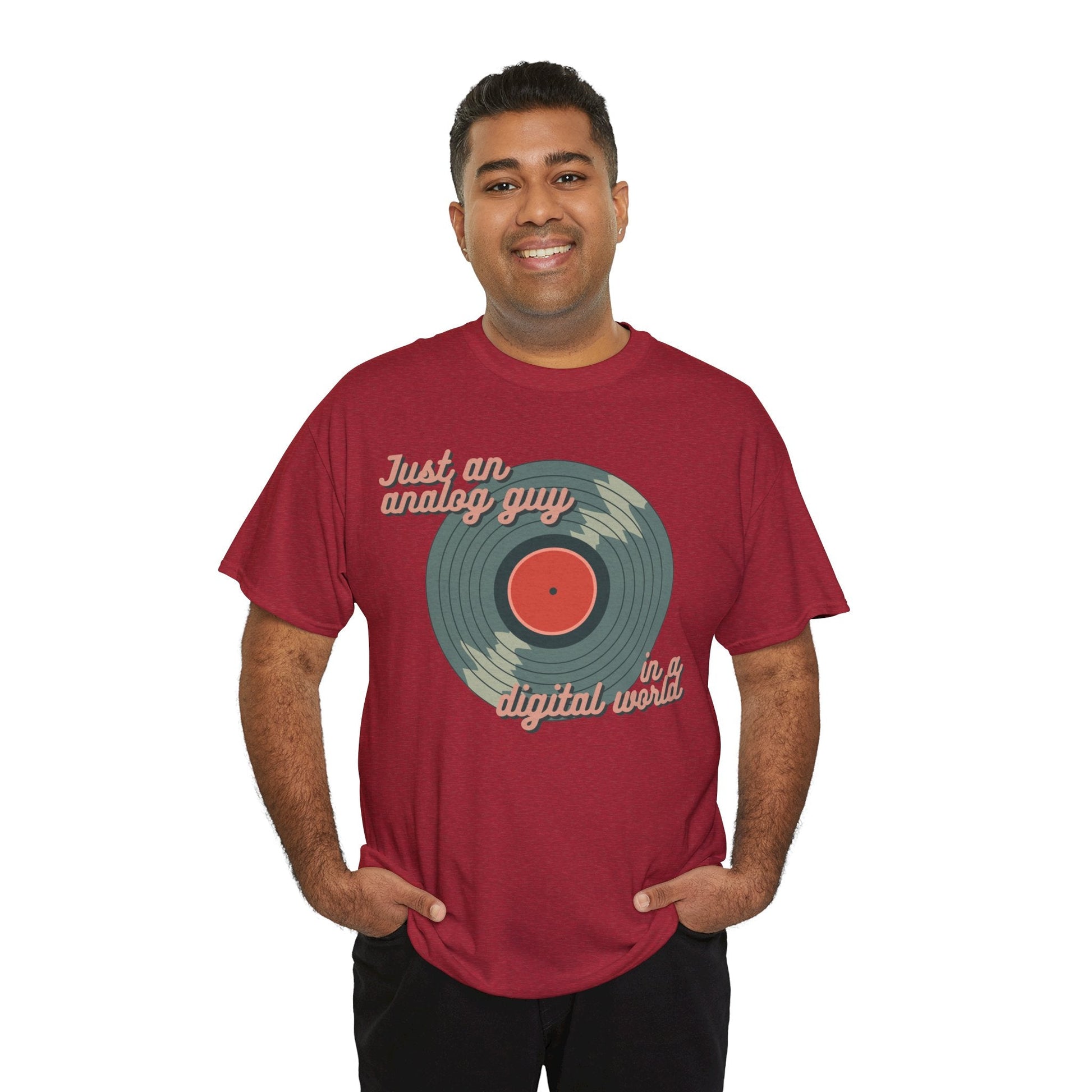 Just an Analog Guy in a Digital World Men's T-Shirt