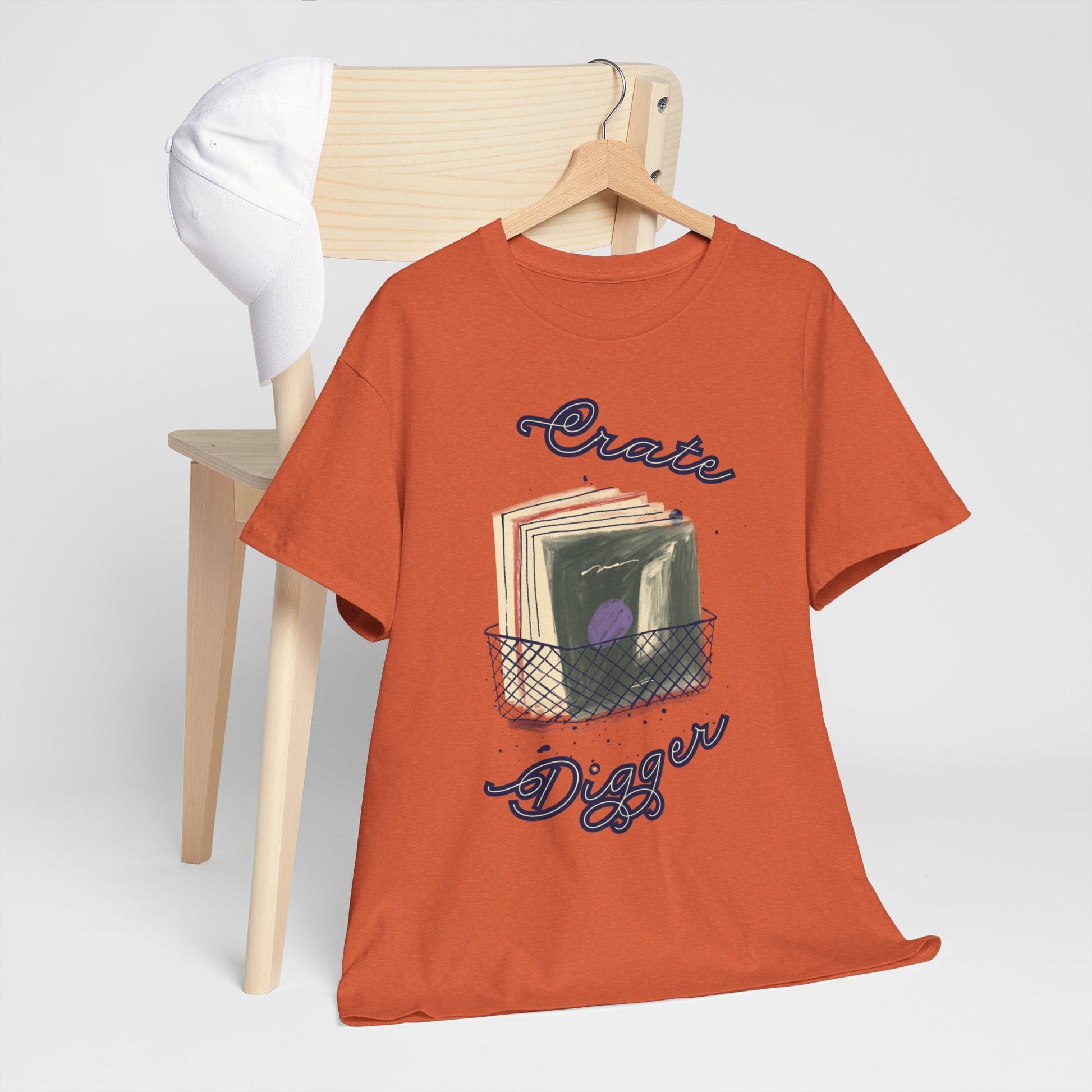 Crate Digger Vinyl Records Men's T-Shirt