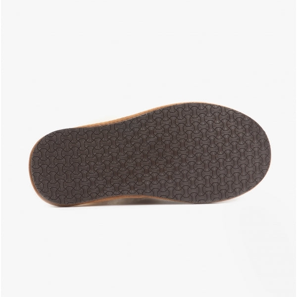 Womens Real Sheepskin Mule Slippers Chestnut