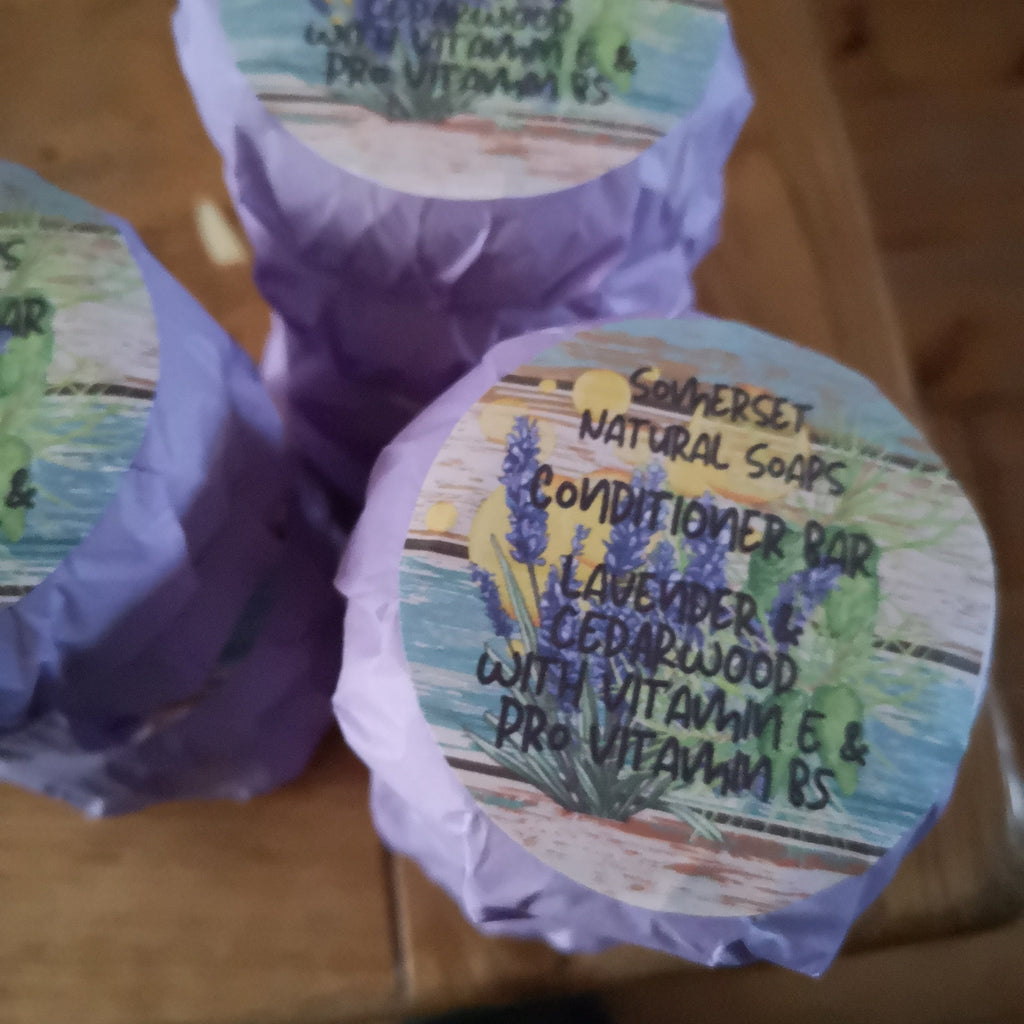 Lavender and Cedarwood Conditioner Bar