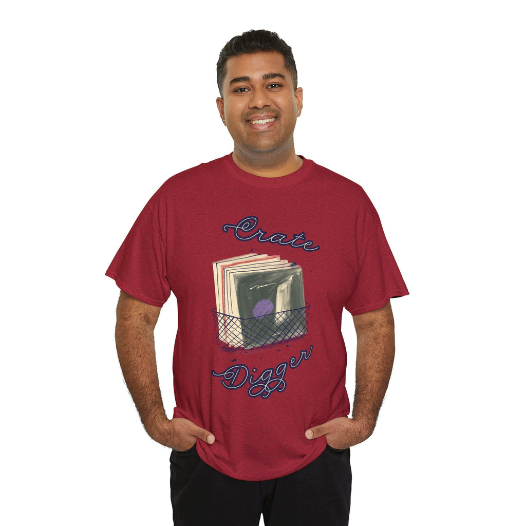Crate Digger Vinyl Records Men's T-Shirt