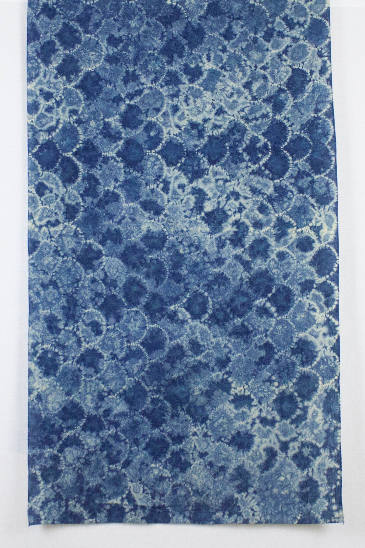 Blue Shibori Tie Dye Scarf