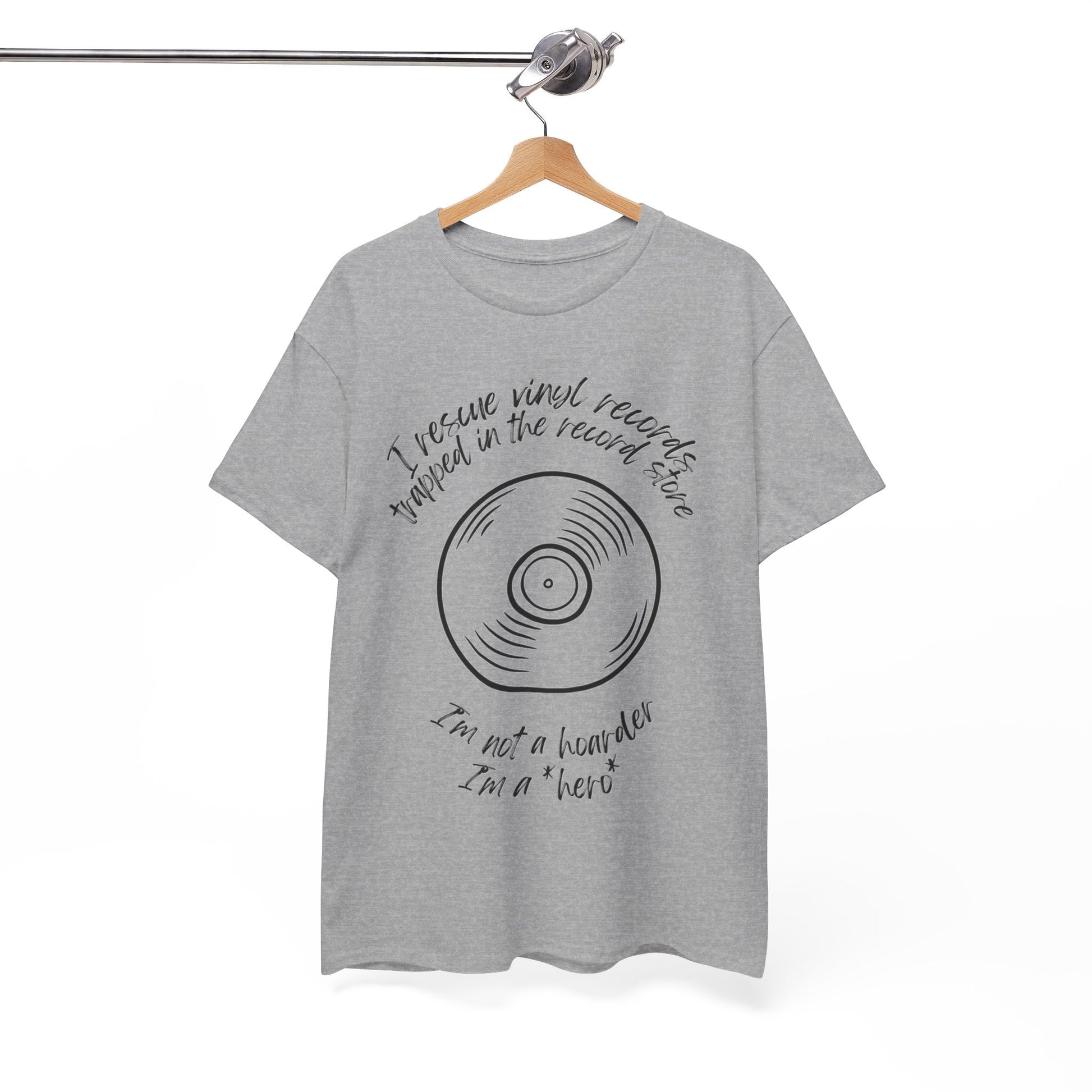 I'm Not a Hoarder I'm a Hero Men's Vinyl T-Shirt