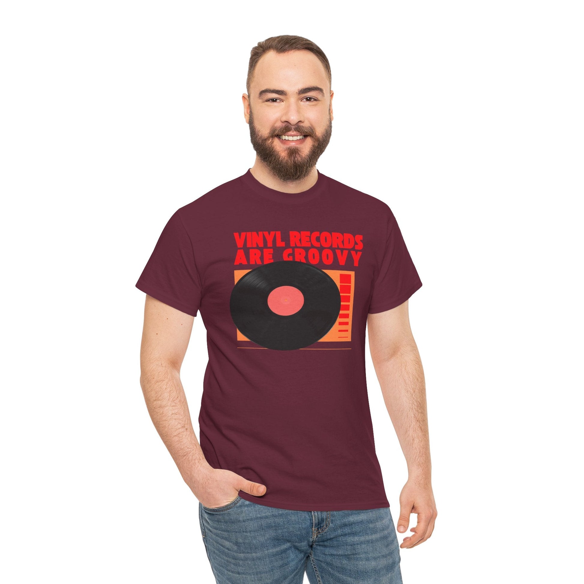 Vinyl Records Are Groovy Bold T-Shirt