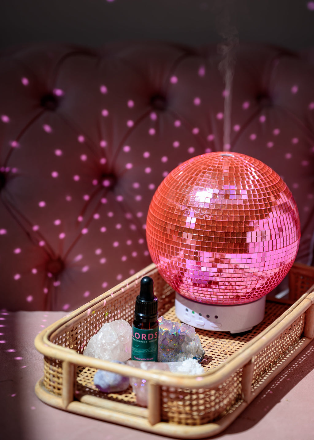Rotating Disco Ball Diffuser