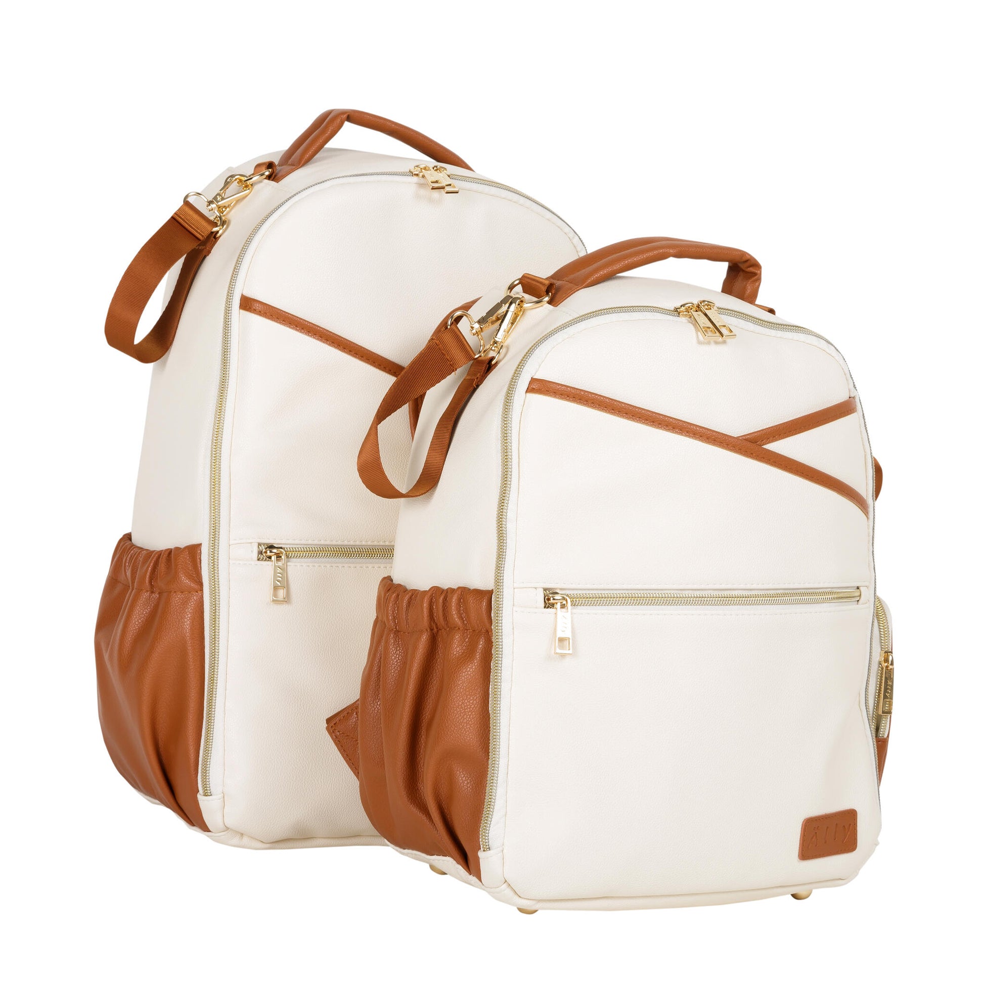 Stylish Cappuccino Diaper Bag – Lightweight & Versatile by Ally Scandic at www.brixbailey.com