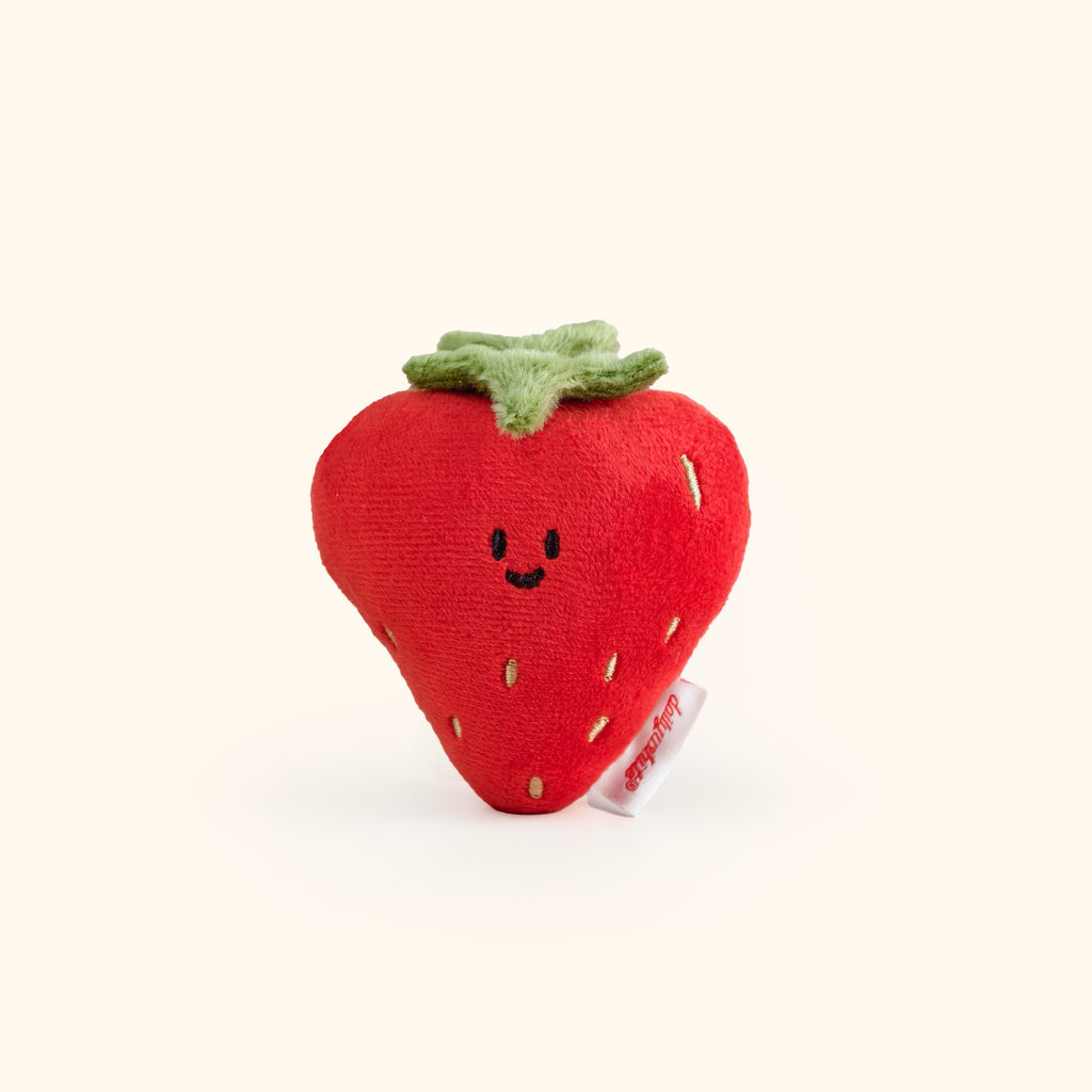 Handmade Strawberry Plush Bag Charm