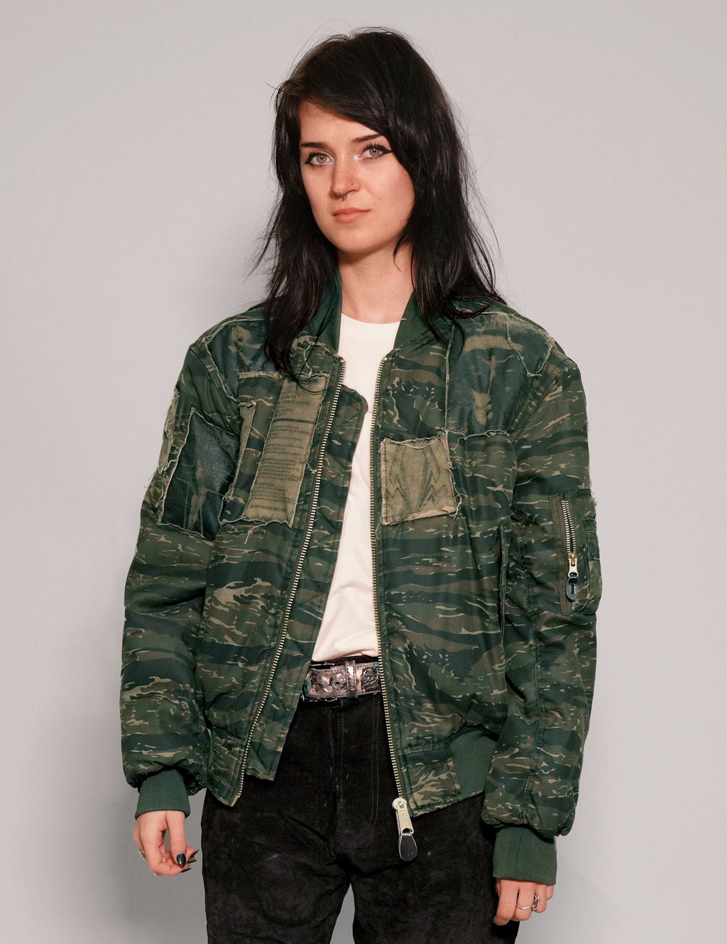 MA 1 Bomber Jacket in Tiger Camo