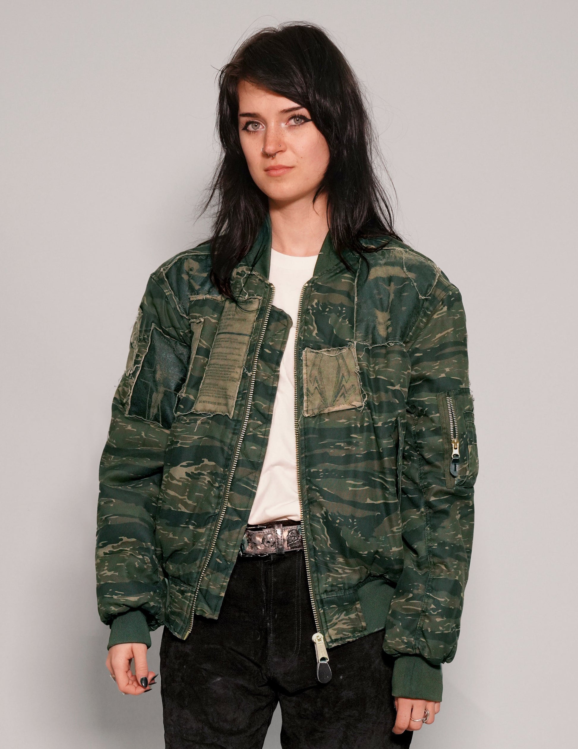 MA 1 Bomber Jacket in Tiger Camo