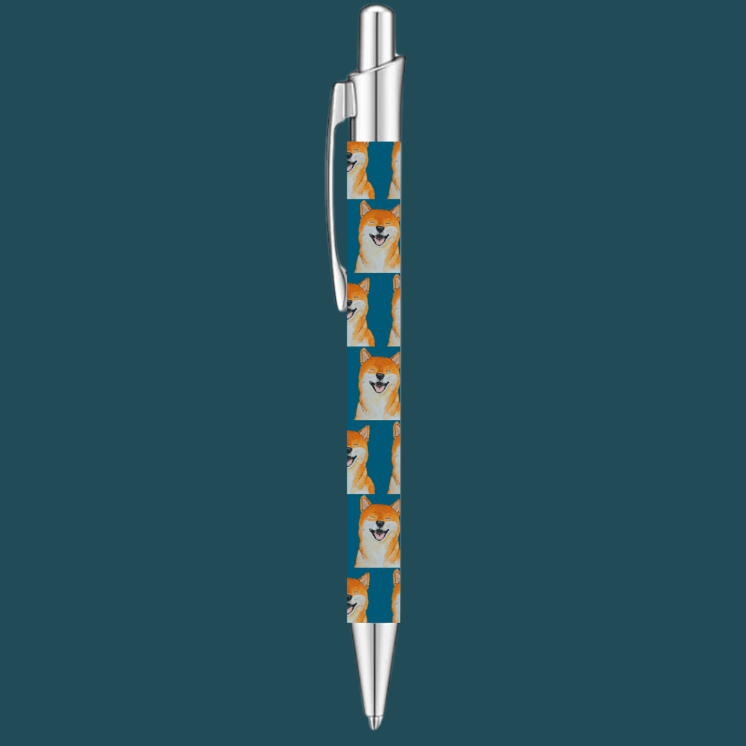 Shiba Inu Escape Artist Pen in Recycled Materials