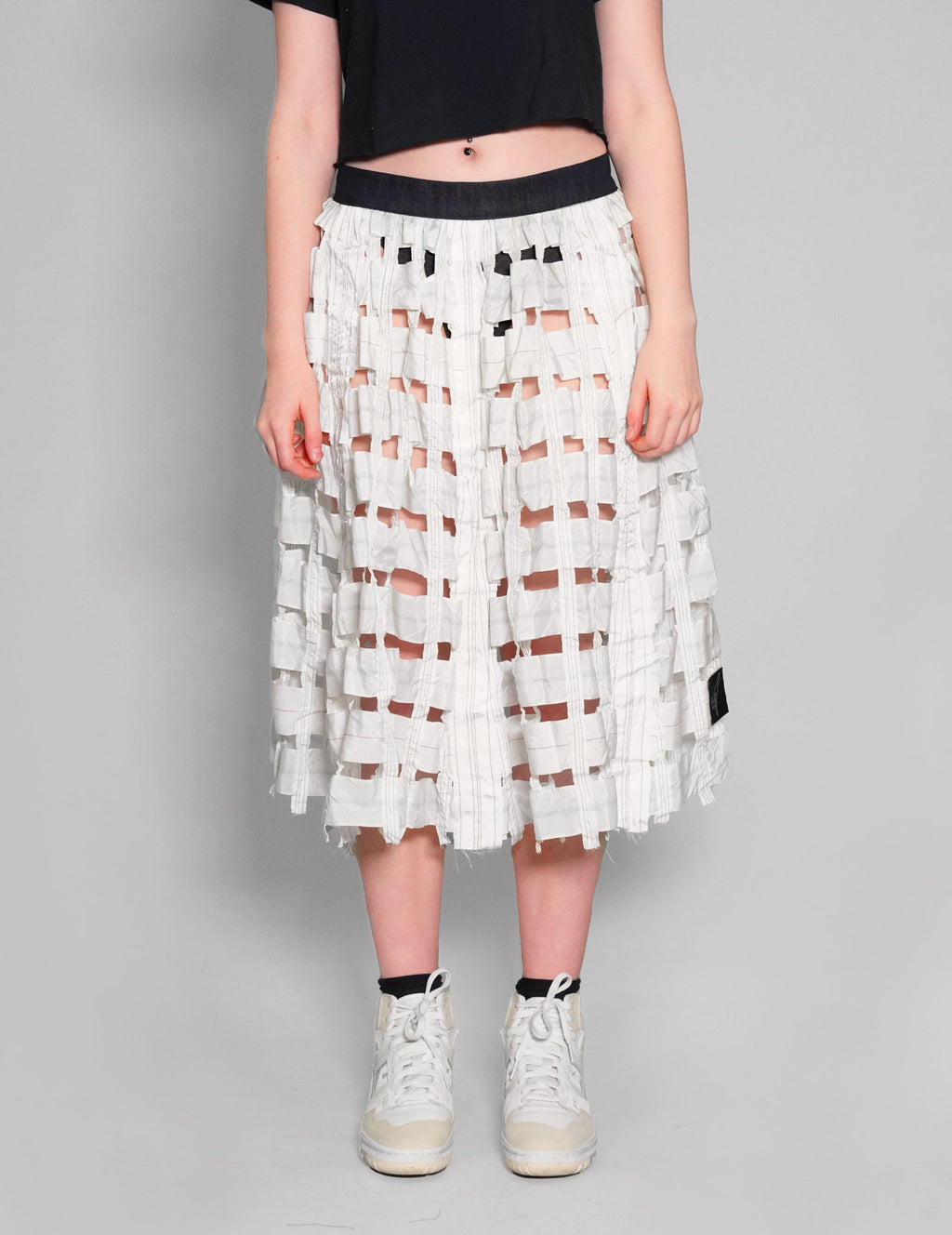 Parachute Skirt in White or Black