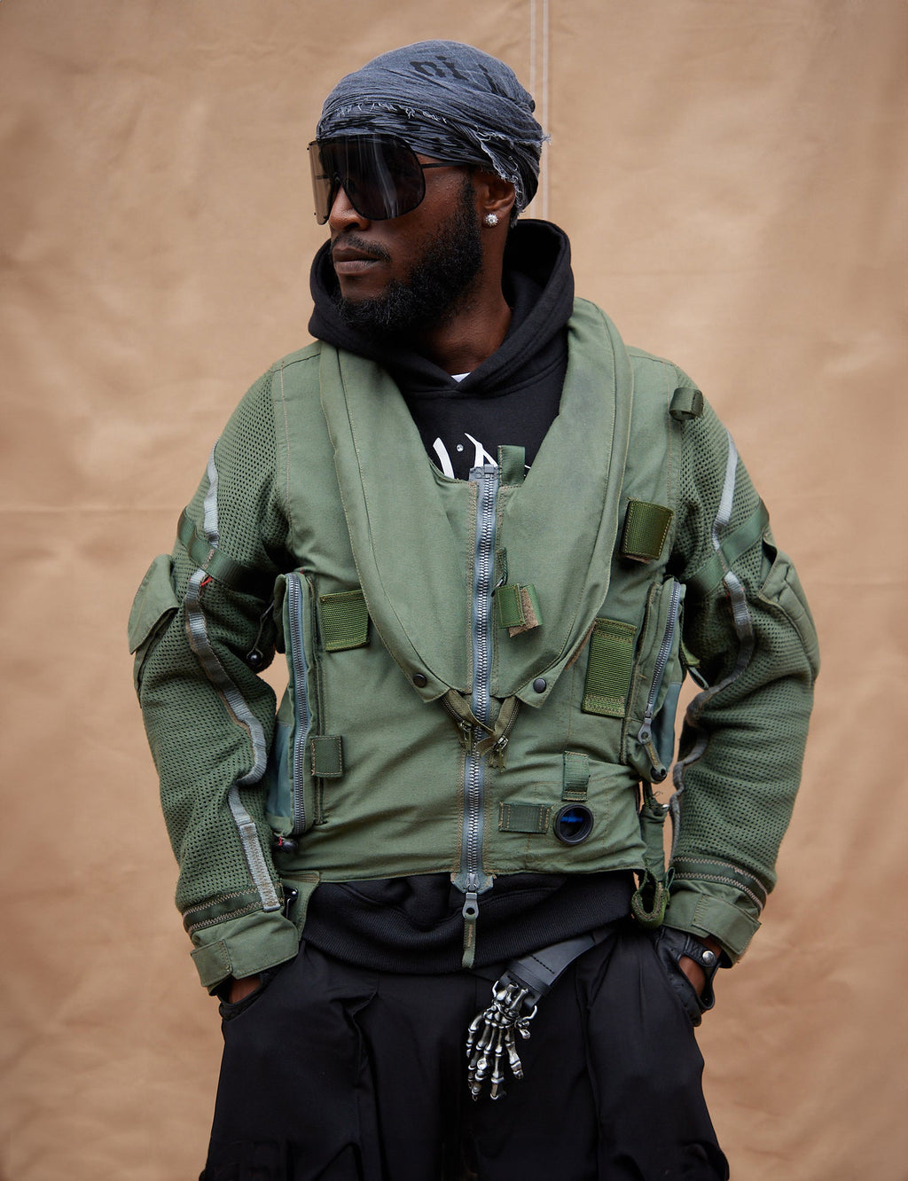 Vintage Hurricane RAF Flight Jacket in Khaki