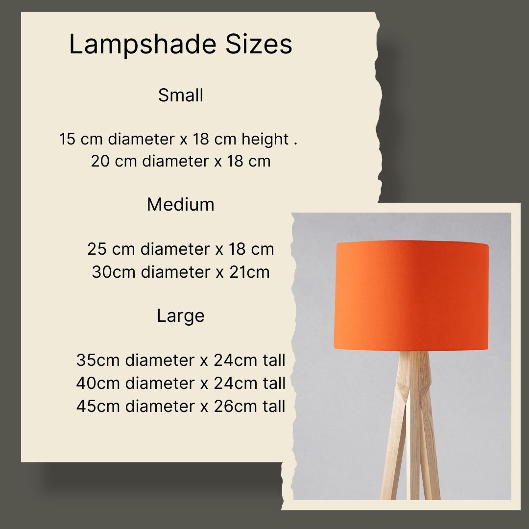 Plain Yellow Lampshade for Table and Ceiling Lamps