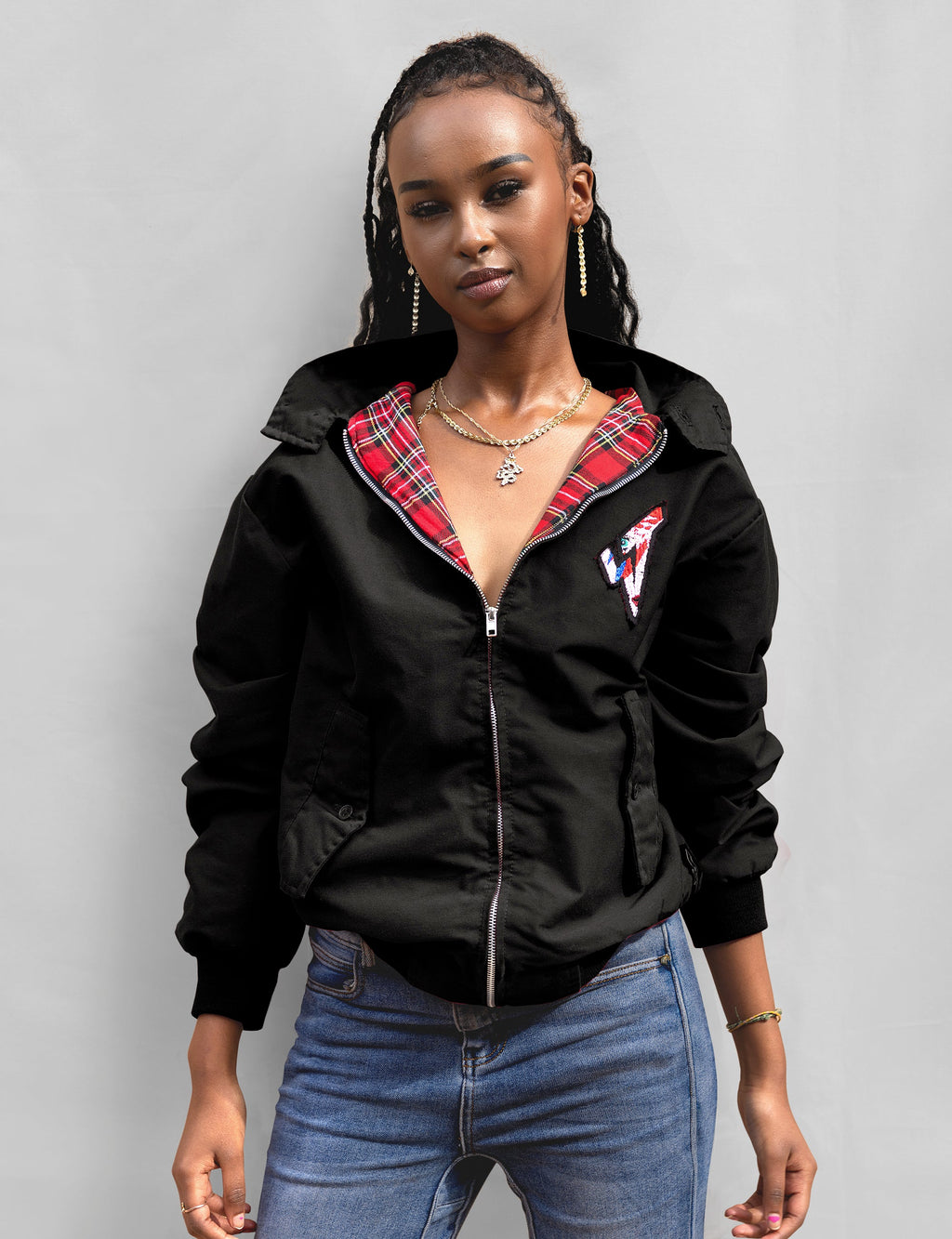 Classic Harrington Jacket in Black