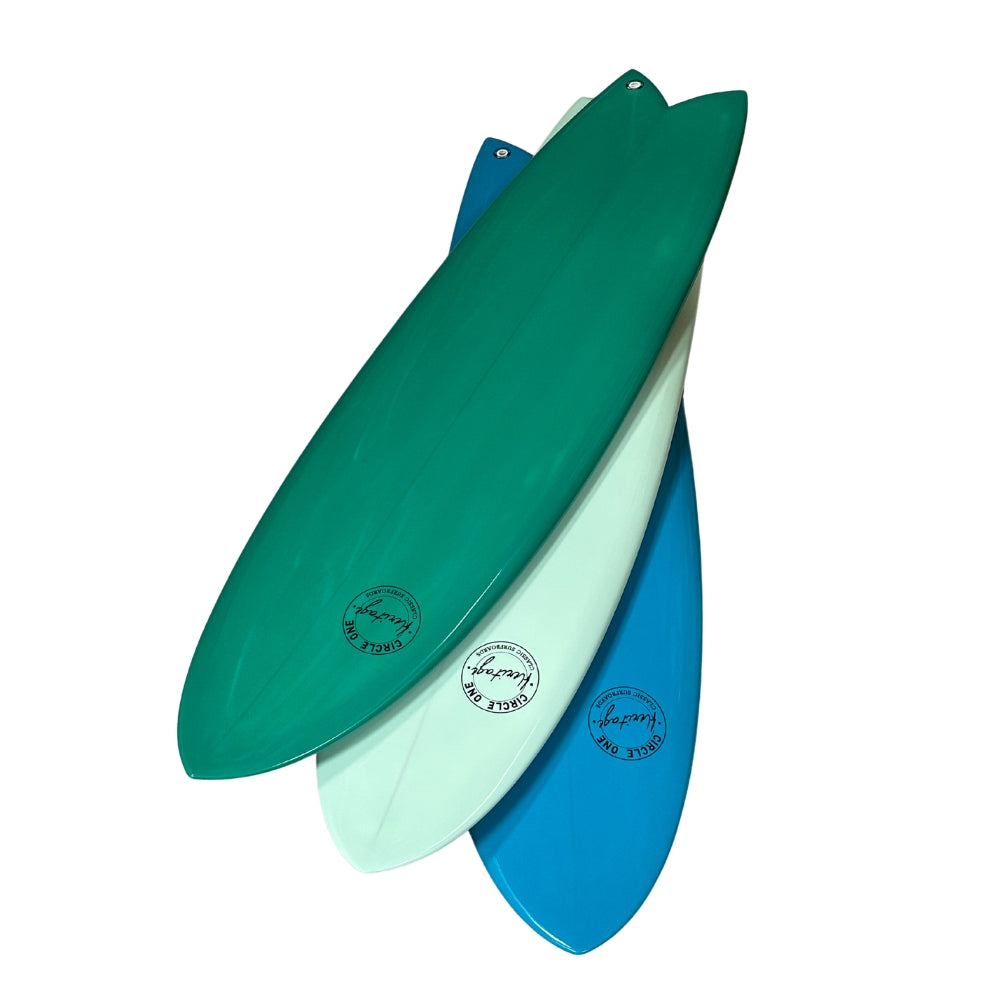 5' 11" Heritage Twin Fish in Gloss Tint