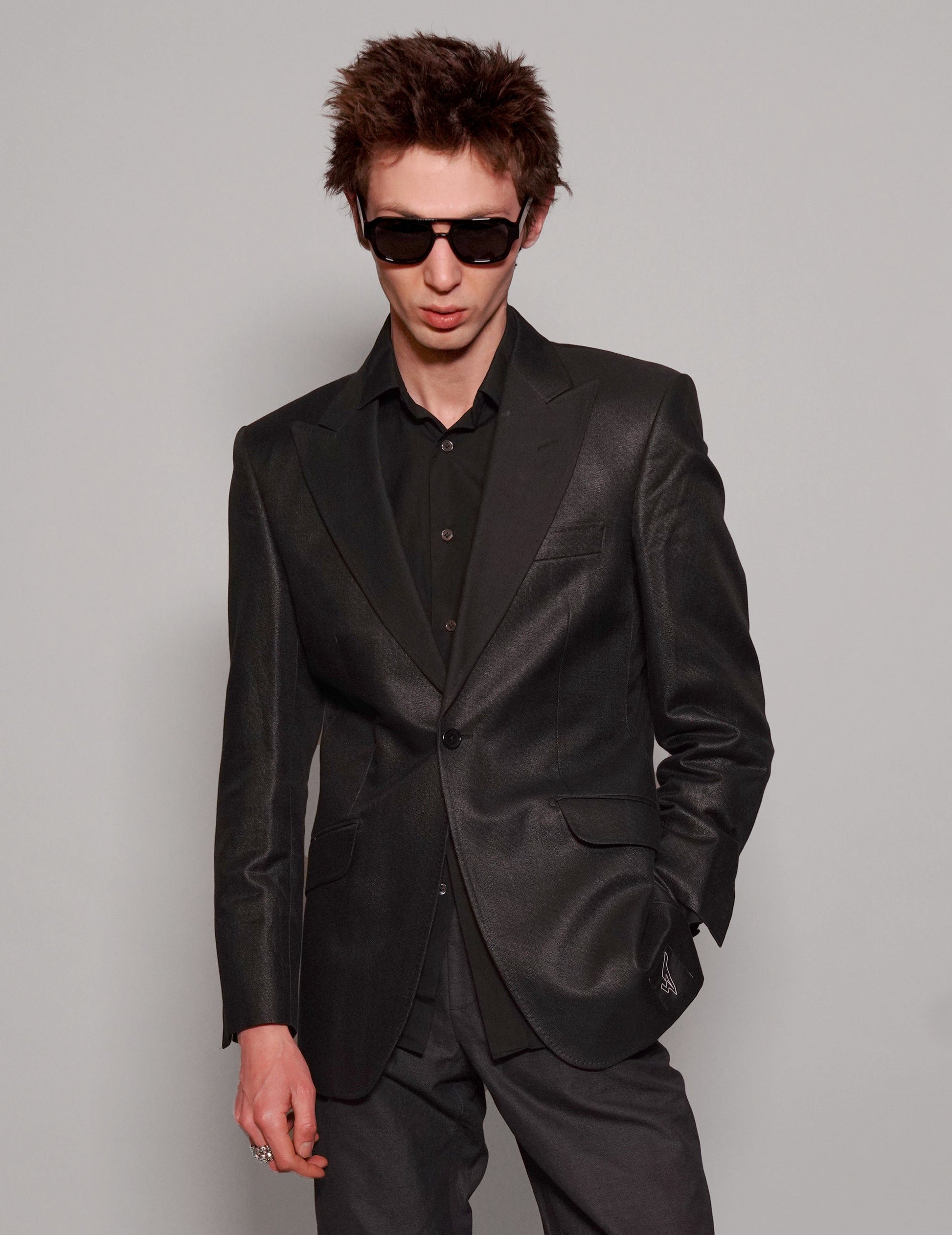 Midnight Fever Blazer in Black