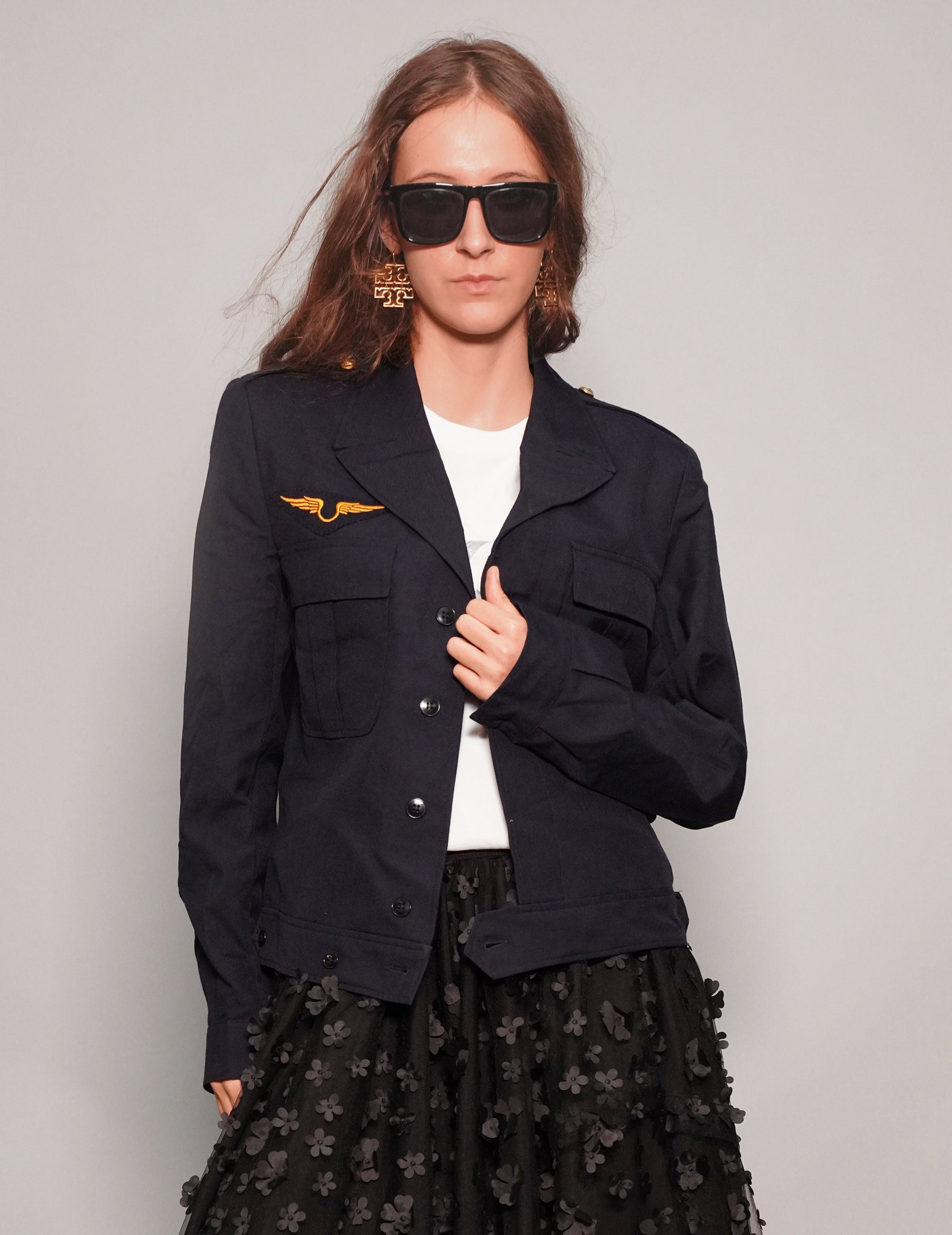 French Air Force Ike Jacket Vintage 1950s