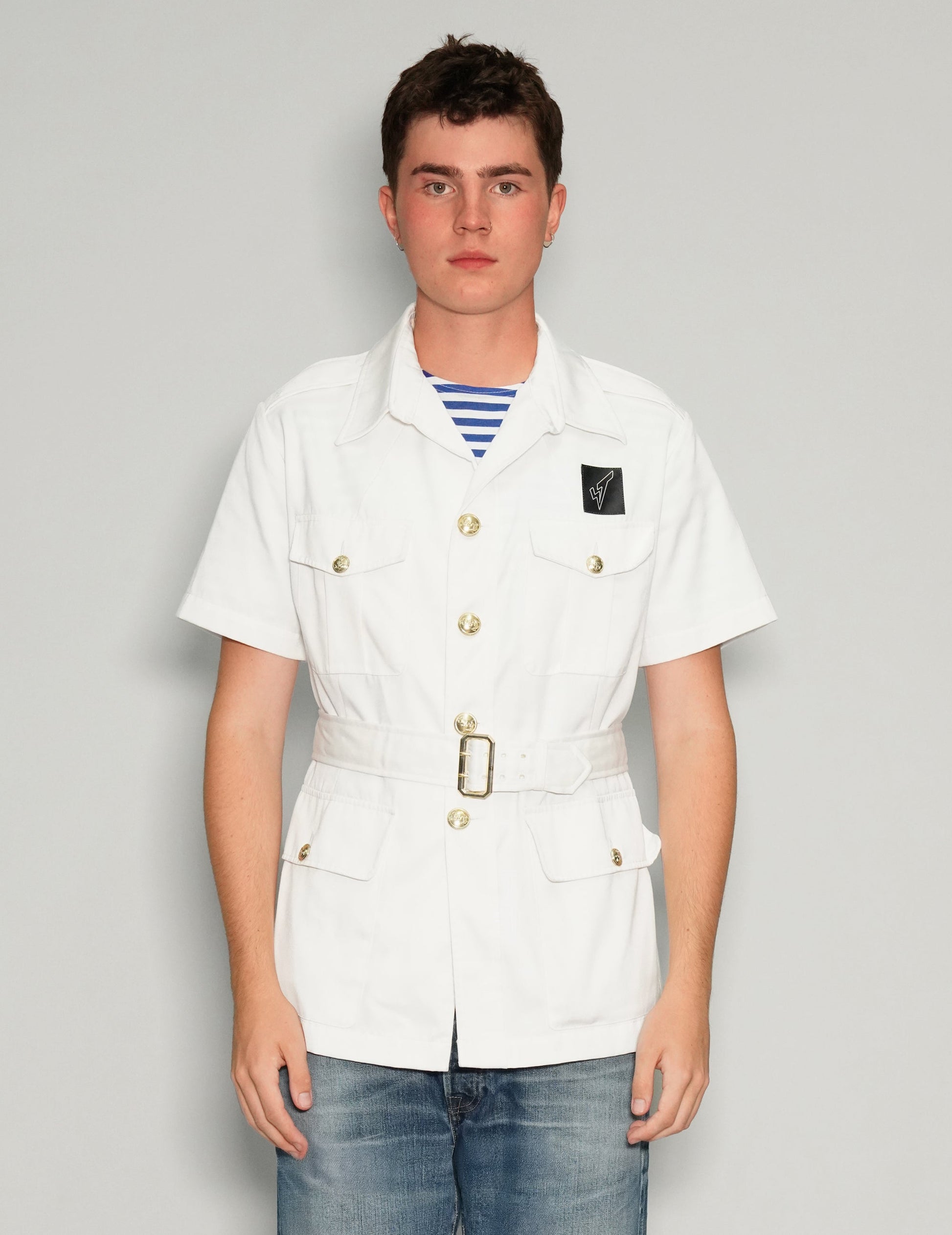 Tropical Dress Shirt in Cotton