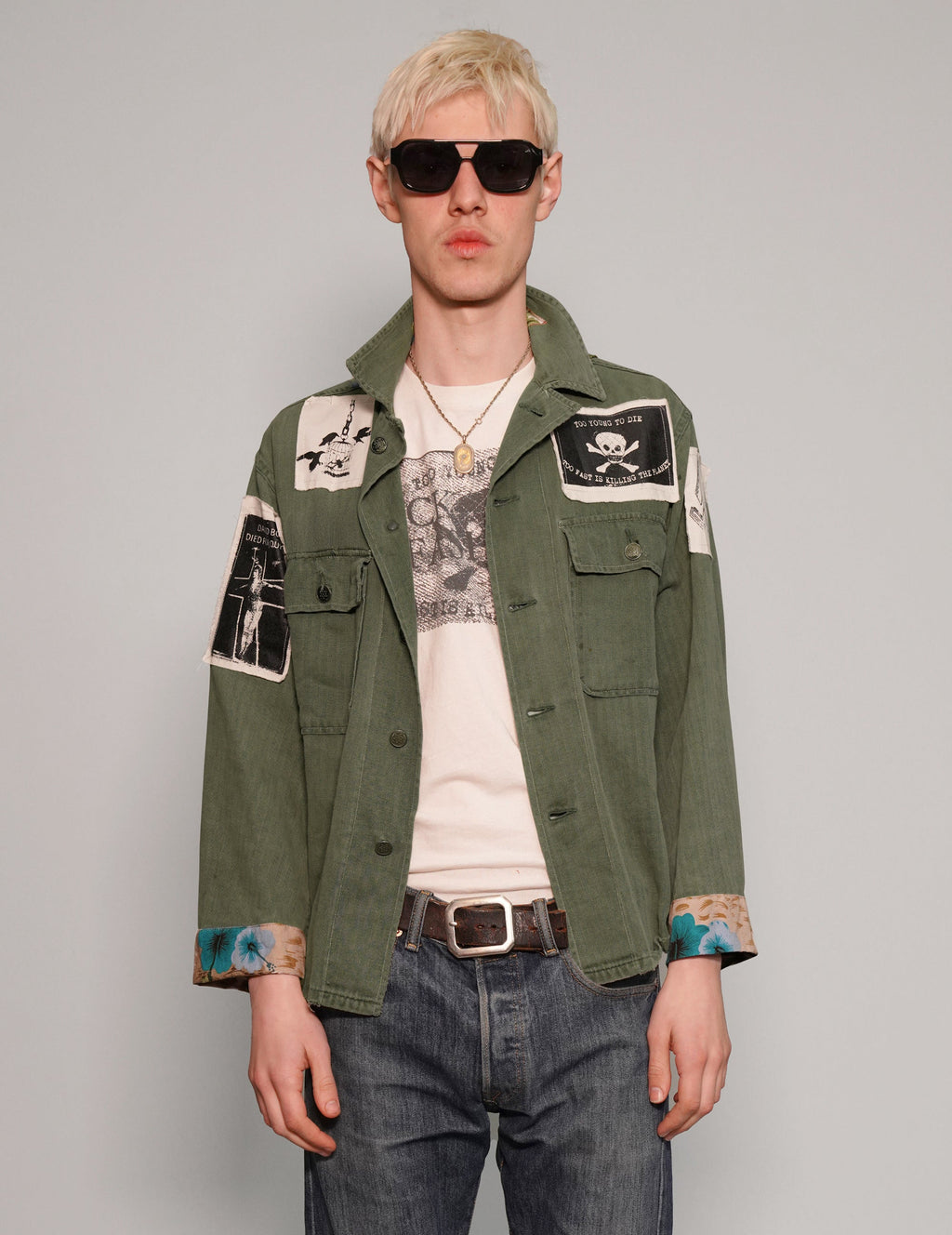 Saint Unisex Patched Field Shirt