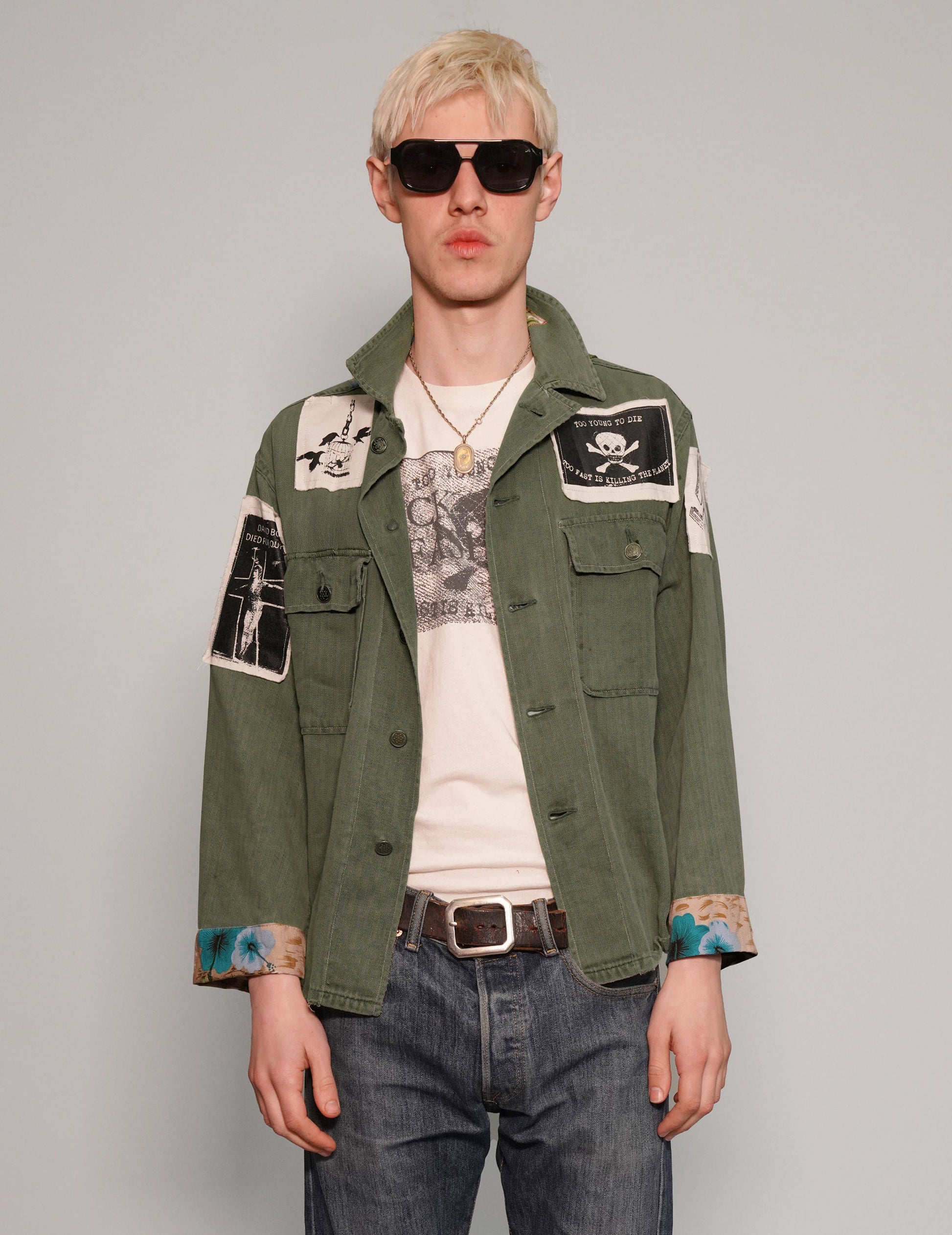 Saint Unisex Patched Field Shirt