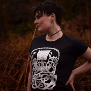 Ladies T- shirt -Thor Goes Fishing