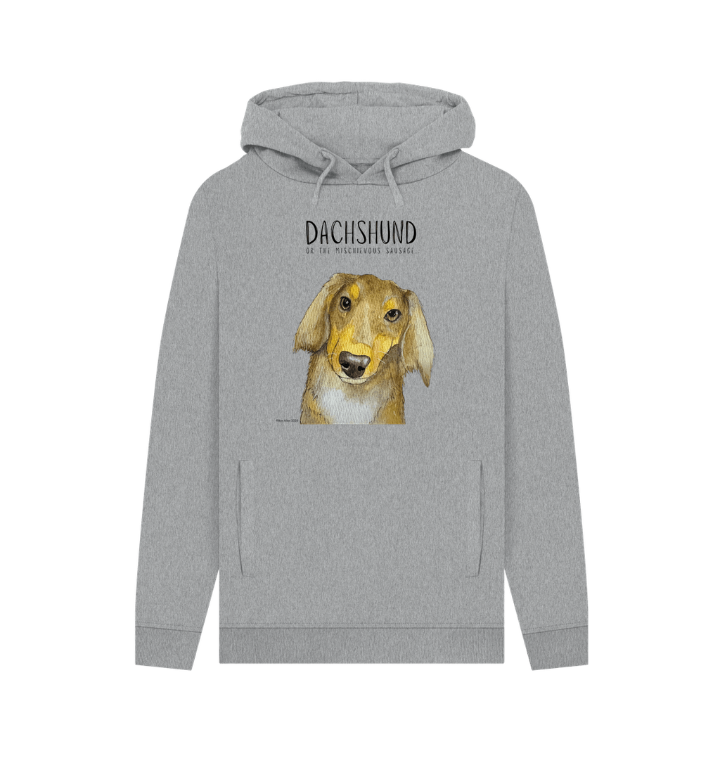 Long Haired Dachshund Hoodie Small Legs Big Attitude