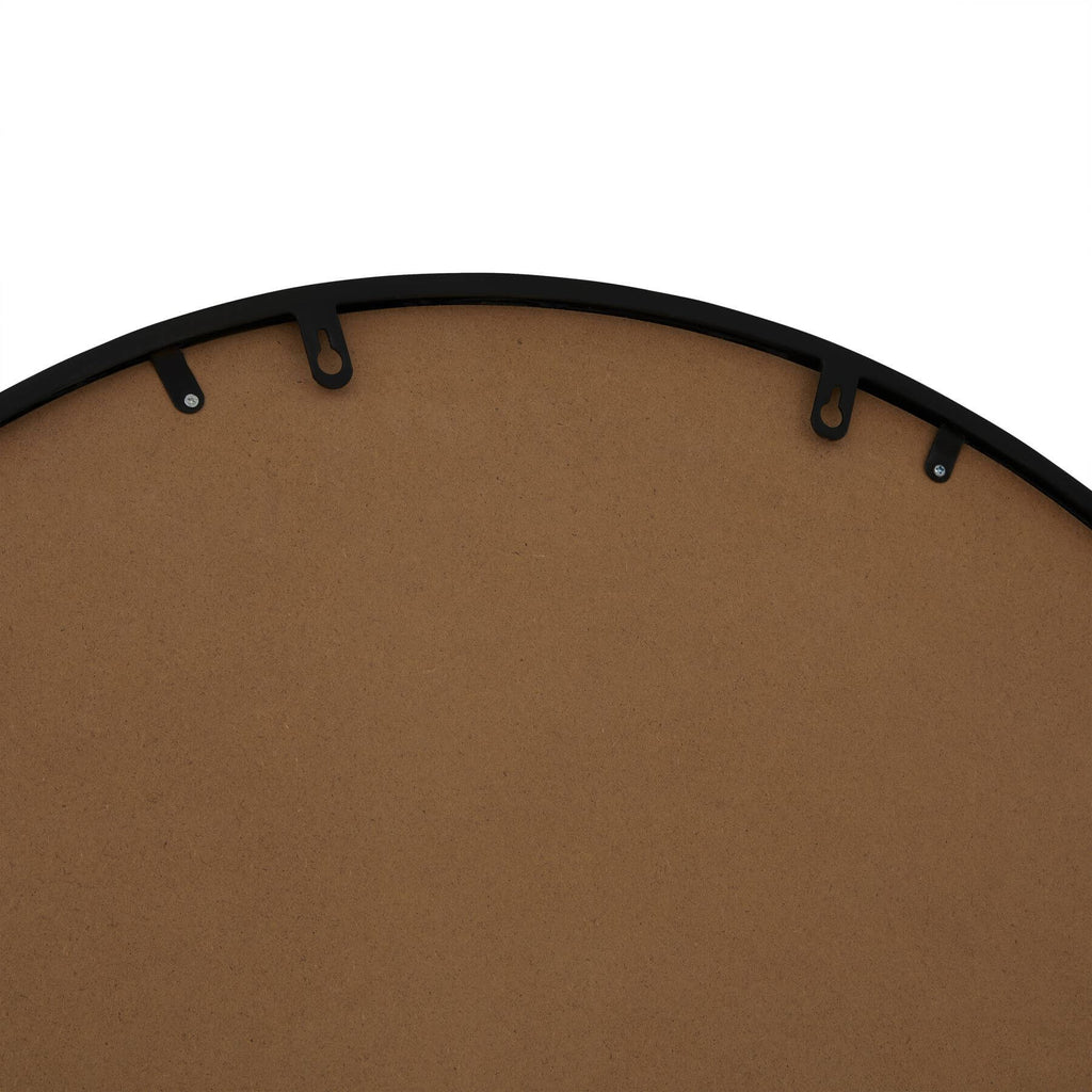 Rustic arched mirror with brown rust-effect finish, 200cm tall, solid wood frame, vintage home decor statement piece by RoomLondon at brixbailey.com