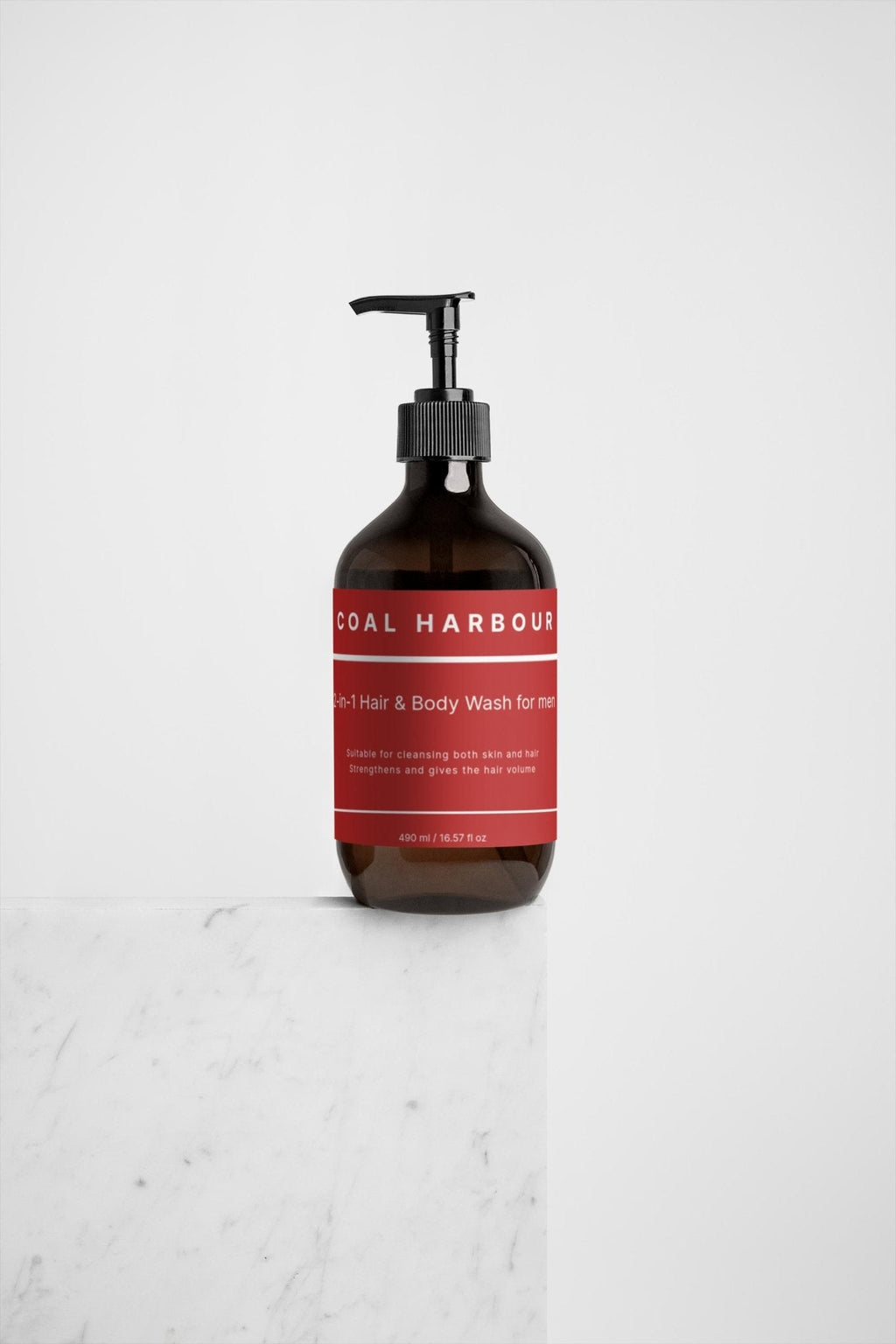 2 in 1 Luxury Hair and Body Wash for Men 490ml