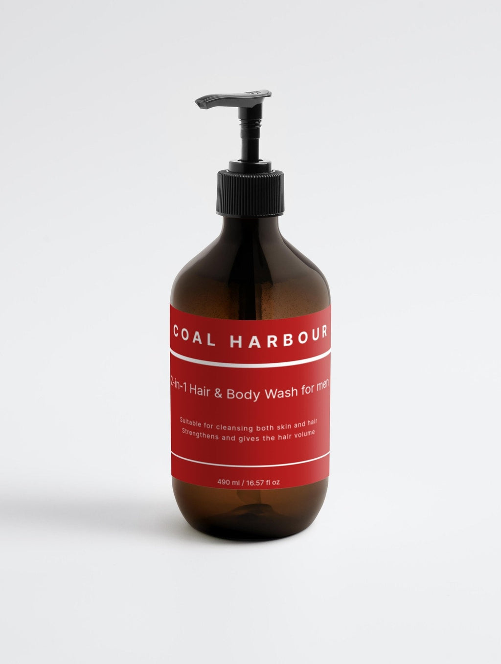 2 in 1 Luxury Hair and Body Wash for Men 490ml