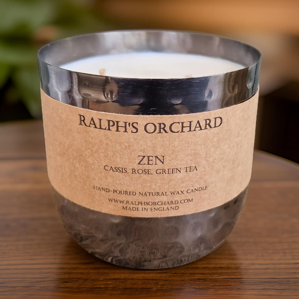 Zen Cassis Rose Green Tea Candle
