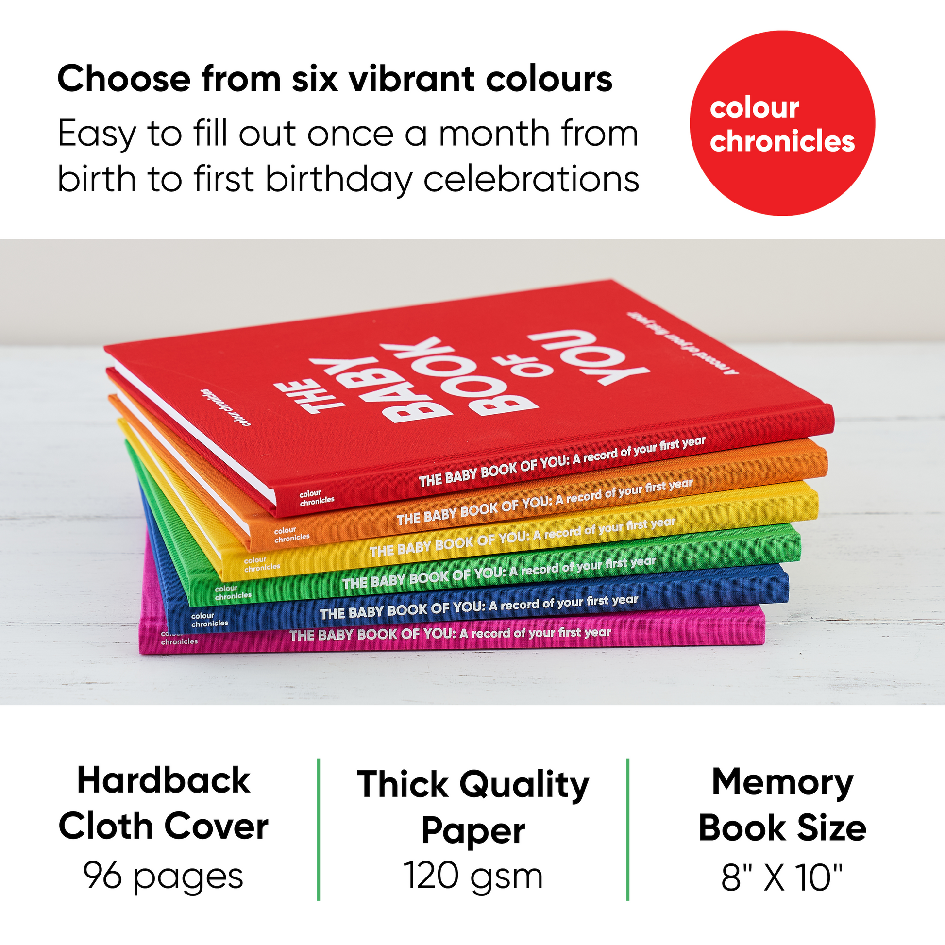 Baby Book of You Record of Your First Year