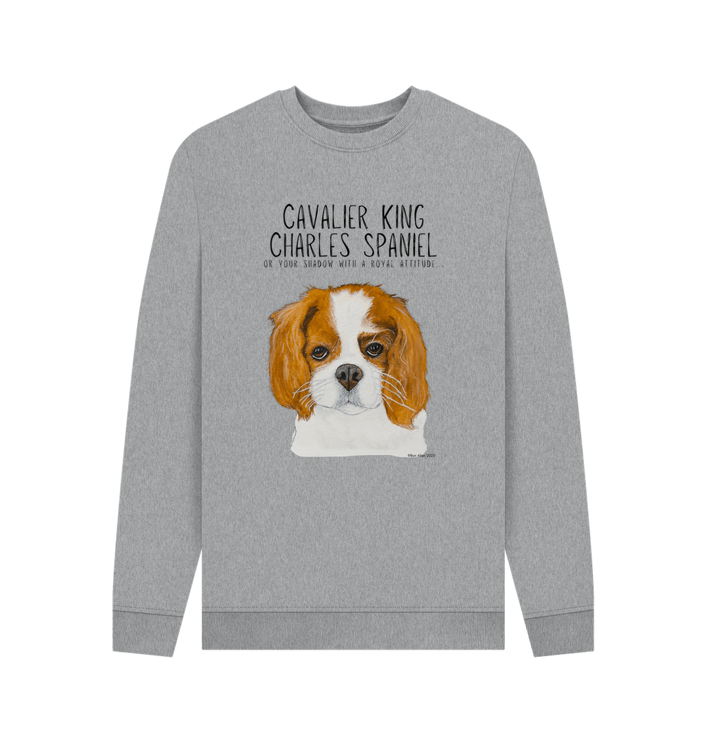 Shadow of a King Eco-Luxe Men's Sweatshirt with Cavalier Royal Flair