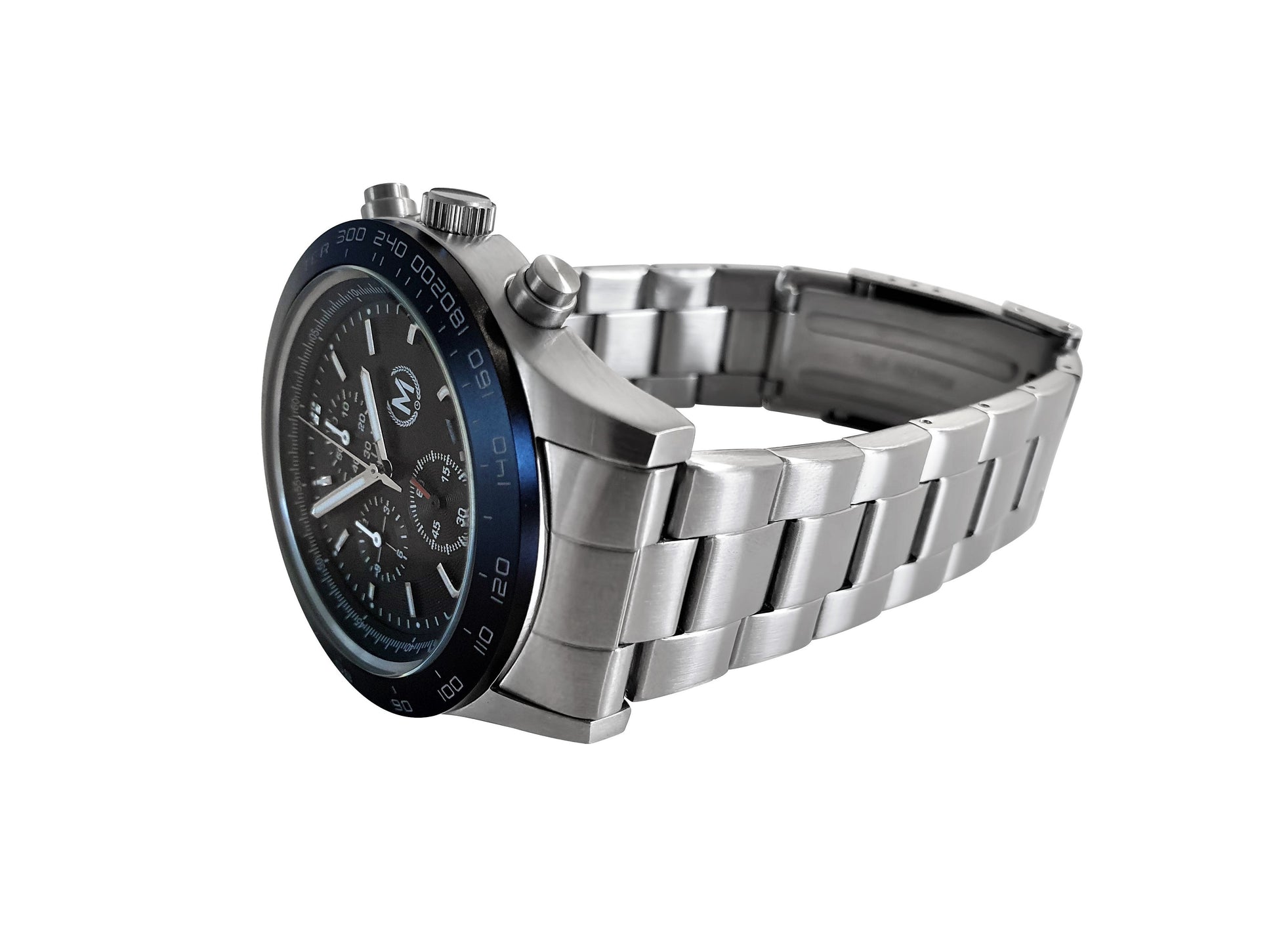 GT Chronograph Watch with Metal Strap