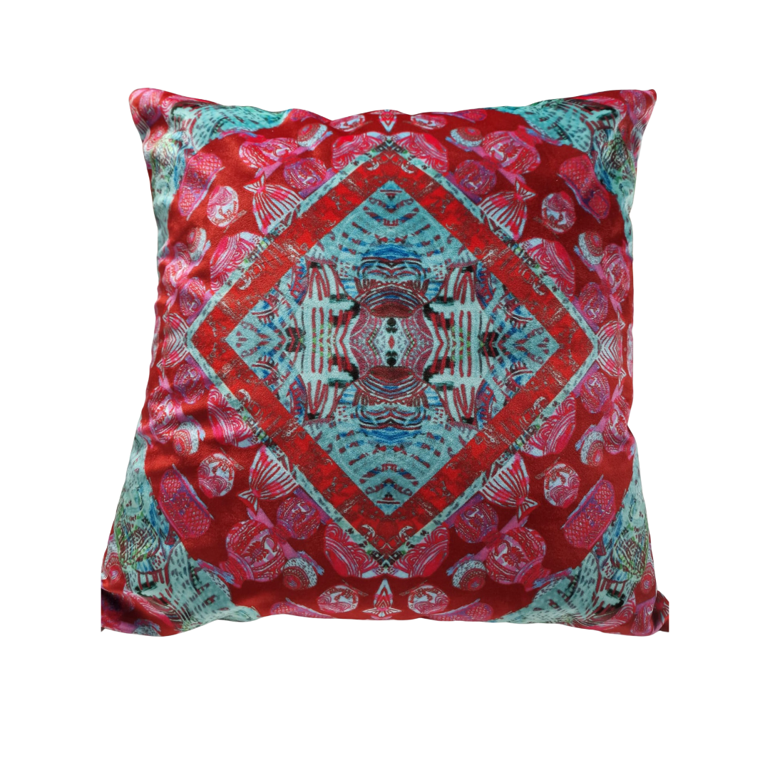 Afro Fusion Design Cushions Set of 4 with Free Lampshade