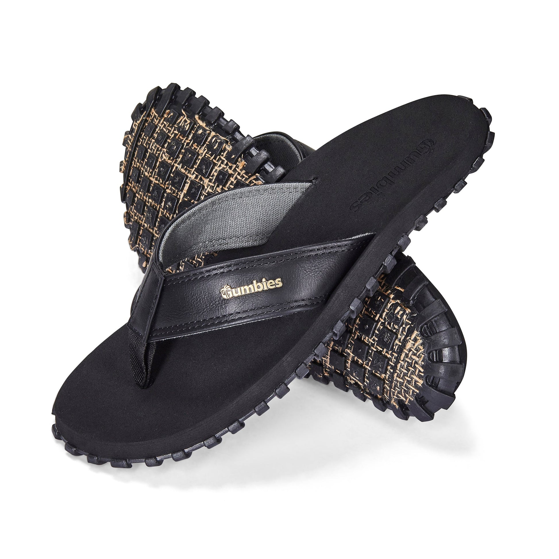 Vegovert Flip Flops Men's Black