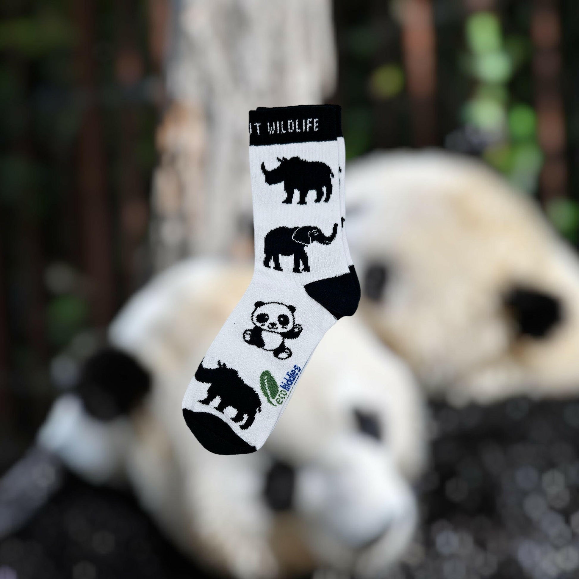 Wild About Wildlife Organic Cotton Kids Socks