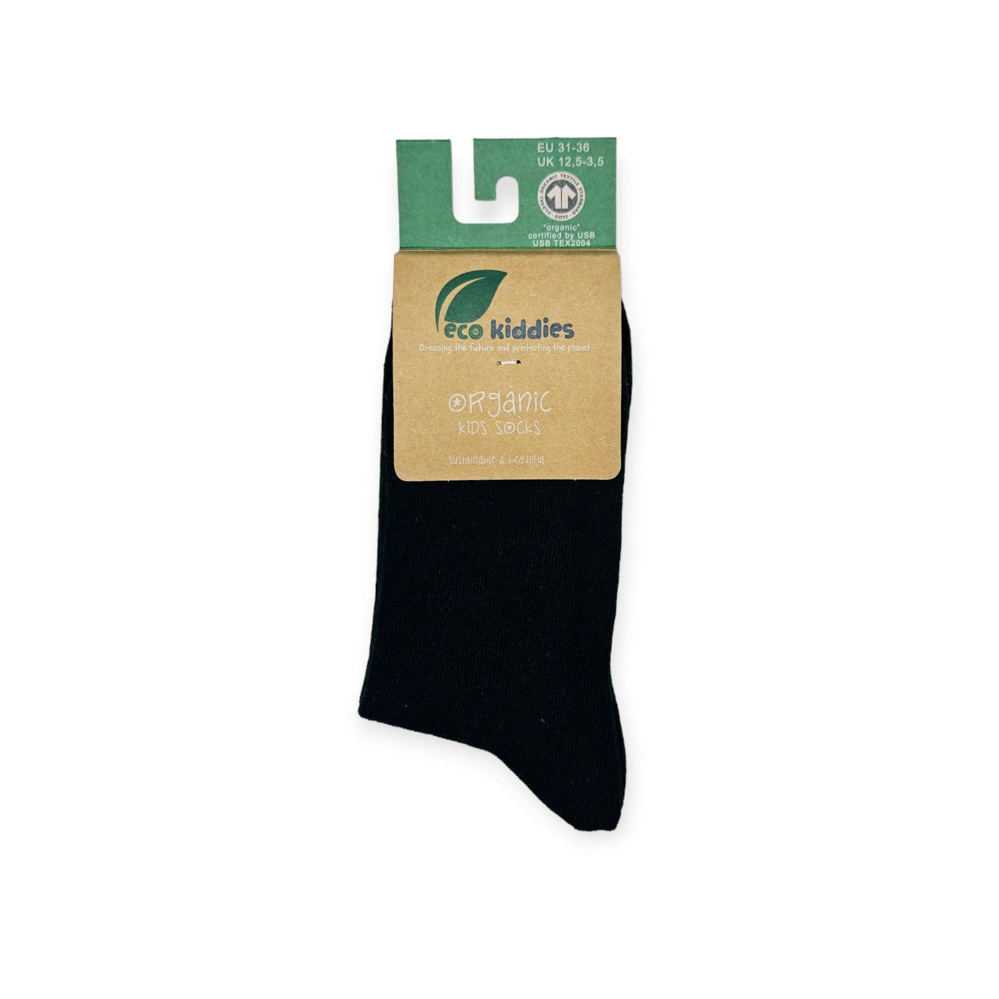 Black School Socks for Kids